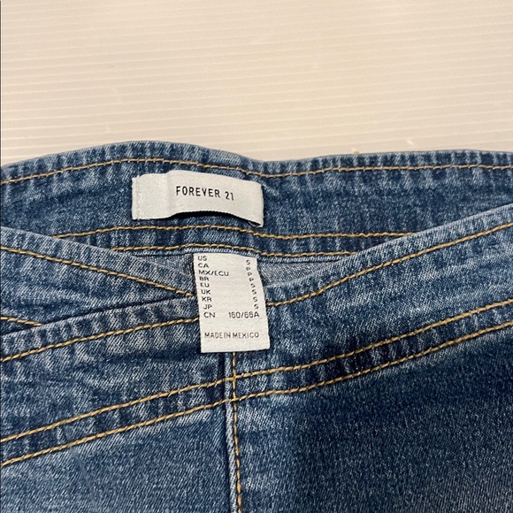 Forever 21 Light Blue Jean Shorts hight wasted - Picture 2 of 5